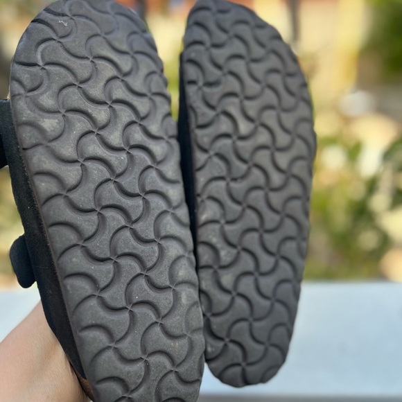 Birkenstock Black Sandals with Adjustable Straps Buckle (read listing) Suede - Picture 7 of 12